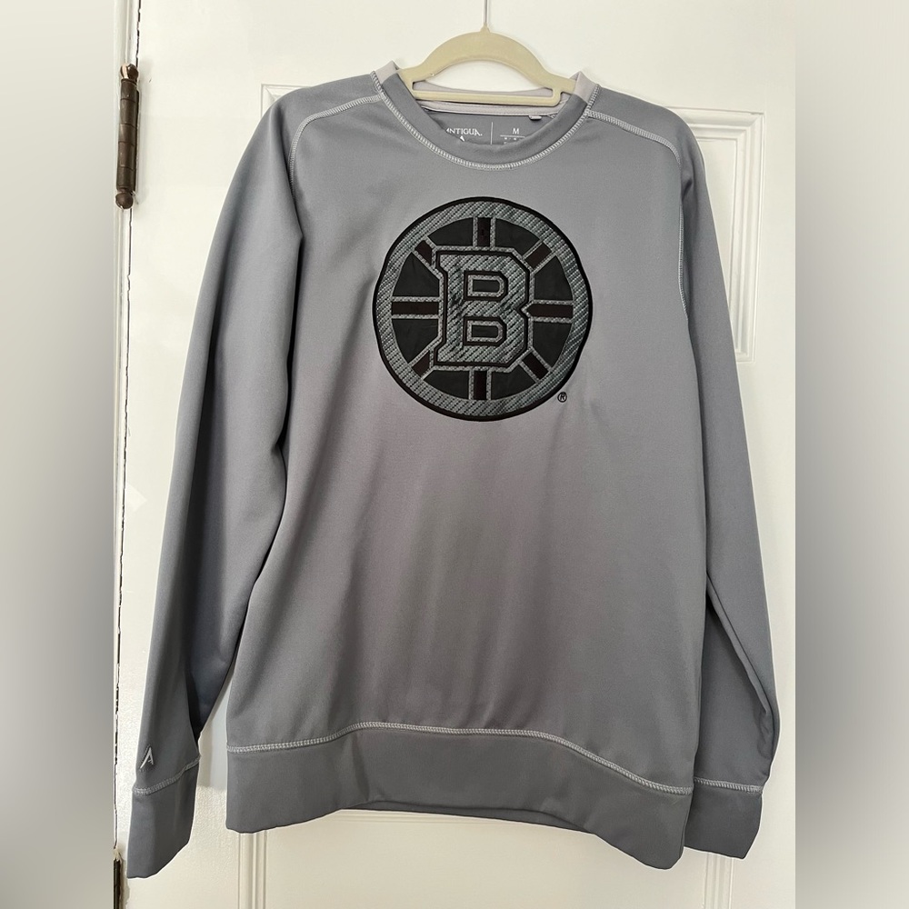 Boston Bruins NHL Antigua Crewneck - Medium